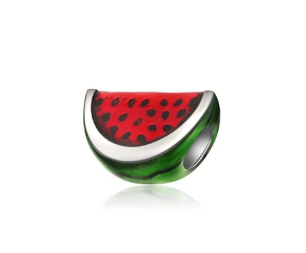 Watermelon Slice Charm Bead for Bracelets | Cute & Colorful Jewelry Accessory