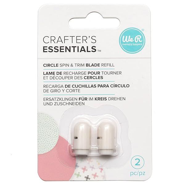 Buy We R Memory Keepers Circle Spin & Trim Refill Blades for Heavy-Duty Paper Crafting & Cutting Supplies