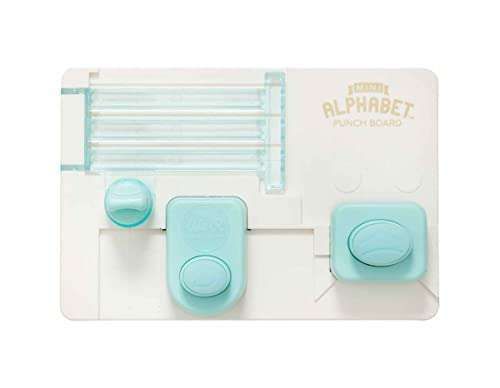 Mini Alphabet Punch Board by We R Memory Keepers: Perfect for Card Making & Scrapbooking