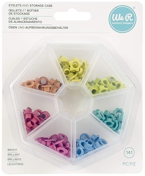 Organize with We R Memory Keepers Crop-A-Dile: 141-Piece Eyelet Storage Case for Crafting