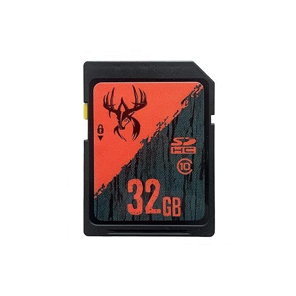 Wildgame Innovations 32GB Class 10 SD Card High Speed Storage for Cameras and Devices