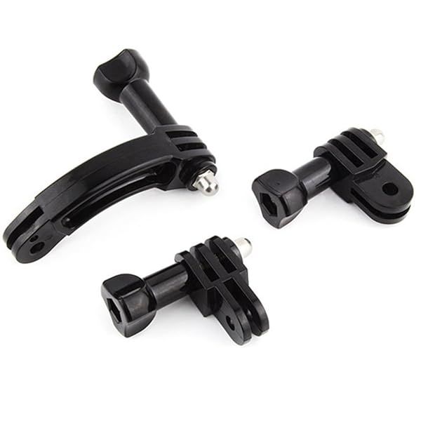 Williamcr Universal Rotary Extension Adapter Pivot Arm Mount Set for GoPro Action Cameras 11 10 9 8 7 6 5 Black Session 5 4