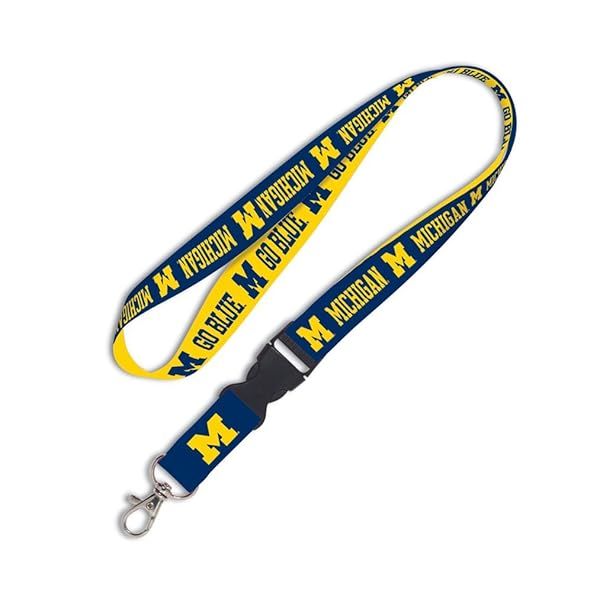 Shop Wincraft NCAA Michigan Wolverines Lanyard with Detachable Buckle - Team Color, One Size