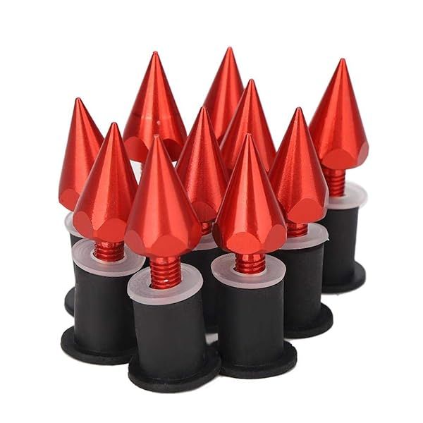 Windshield Wind Screen Spike Bolts M5 Screws Nuts for Motorcycles Scooters Vehicles CNC Aluminum Alloy Fasteners for Secure Modification