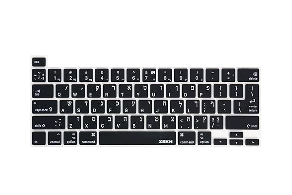 XSKN Bilingual Black Silicone Keyboard Cover for 2019 2020 MacBook Pro 16 inch A2141 13.3 inch A2251 A2289 US EU Version