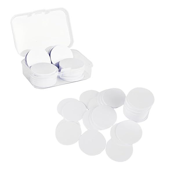 YANZEO 20 Pcs NTAG215 Chip NFC Round Cards RFID Tag Compatible with TagMo Amiibo 504 Bytes Memory Fully Programmable for NFC Devices