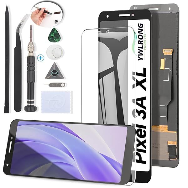 YWLRONG OLED Display Replacement for Google Pixel 3A XL LCD Touch Screen Digitizer Assembly with Kit