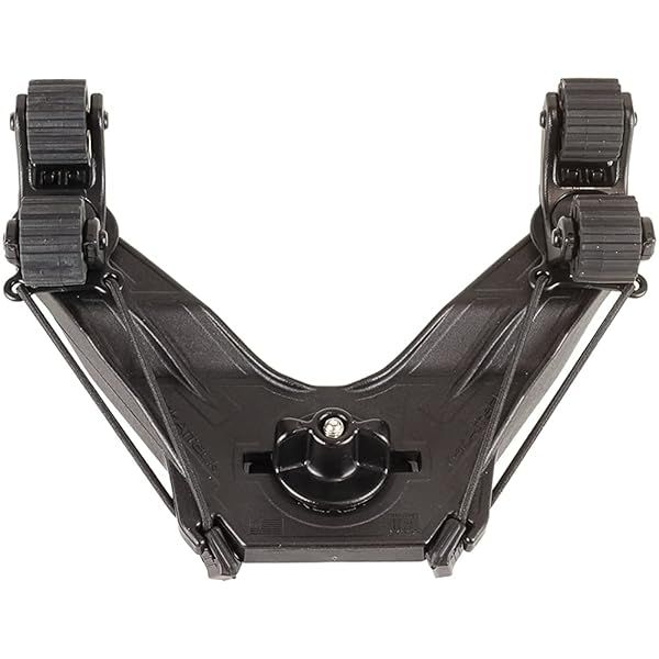 YakAttack DoubleHeader: Dual RotoGrip Paddle Holders in Black for Ultimate Kayak Storage