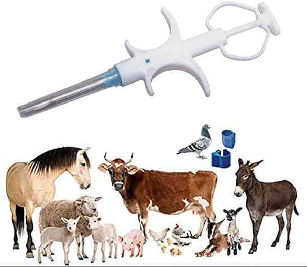 Yanzeo 10 Packs Pet Microchip 134.2khz FDX-B ISO11784 Animal Implant Chip for Dogs Cats Sheep Cows Pigs and Lab Animals Free Registration