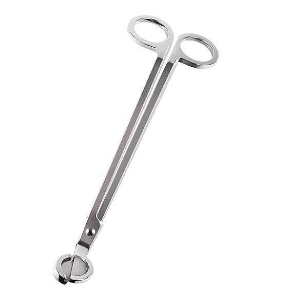 Yoodelife Candle Wick Trimmer Polished Stainless Steel Cutter for Cleaner Burns and Less Soot Buildup