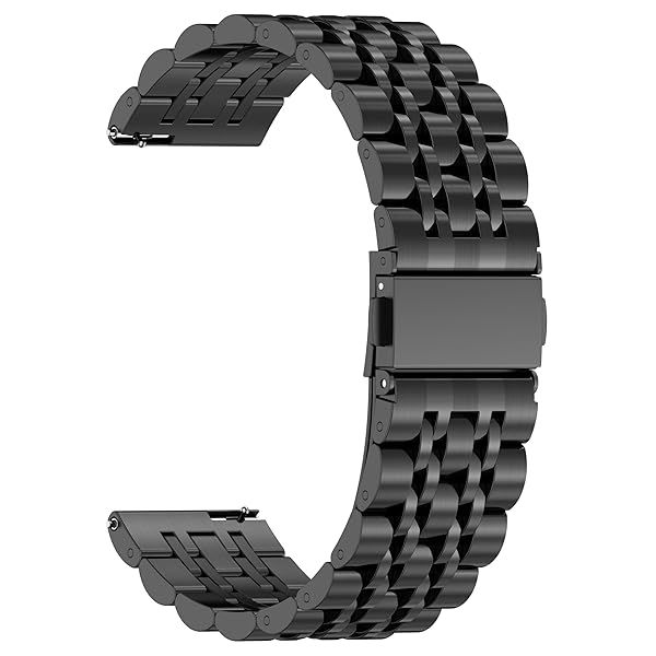 ZPJPPLX Band Compatible with Samsung Galaxy Watch, 22mm Solid Stainless Steel Quick Release Strap for Galaxy Watch 46mm Galaxy Watch 3 45mm Gear S3