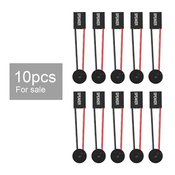 Zopsc 10pcs PC Computer Mainboard Internal Speaker Parts Desktop Mainboard Case Computer Beep Buzzer Speaker Connector Plug