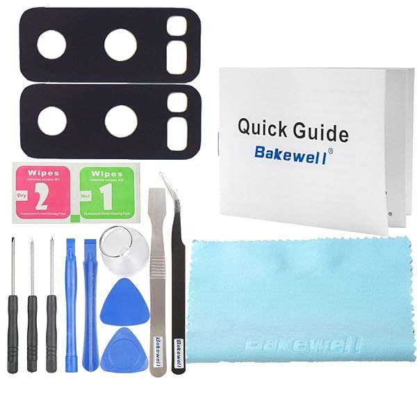 Bakewell Back Rear Camera Glass Lens Cover Replacement for Samsung Galaxy Note 8 N950 Pack of 2