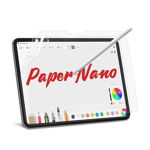Bersem 2 Pack Nano Screen Protector for iPad Air 13 Inch M3 M2 2024 and iPad Pro 13 Inch 2024 Matte Anti-Glare Easy Installation