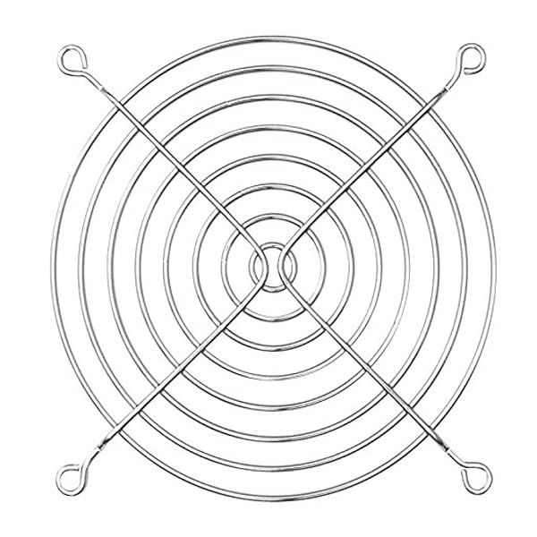 Bnafes Metal Fan Guard Protective Grill Case 120mm 4.7 Inch 5 Pack for PC Ventilator Cooling System