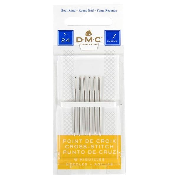 DMC Size 24 Cross Stitch Needles for Easy and Precise Stitching in Your Embroidery Projects