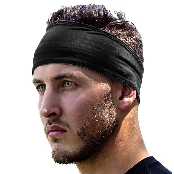 Buy E Tronic Edge Non-Slip Running Headbands for Men & Women - Quick Dry Sports Sweatbands for Yoga, Basketball & Workouts