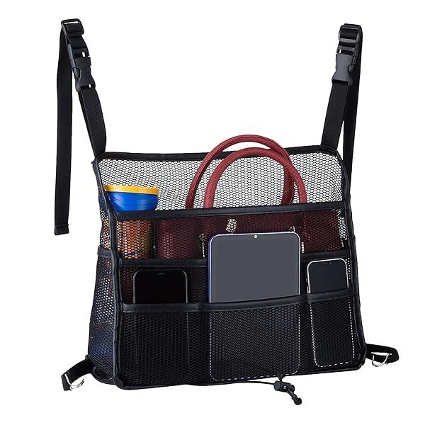 Car Seat Back Organizer: Large Capacity Storage for Purses, Kids & Pets - Essential Automotive Accessory