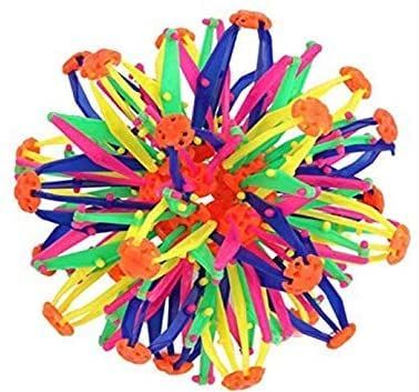 Expandable Breathing Colorful Inflatable Magic Ball for Yoga Deep Breathing Stress Relief Toy for Boys and Girls