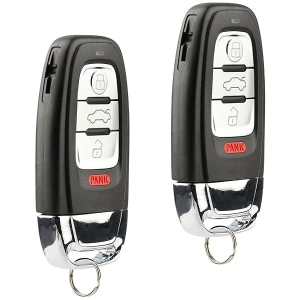 Fits 2009 to 2016 Audi Key Fob Keyless Entry Remote IYZFBSB802 Set of 2 for Easy Access and Convenience