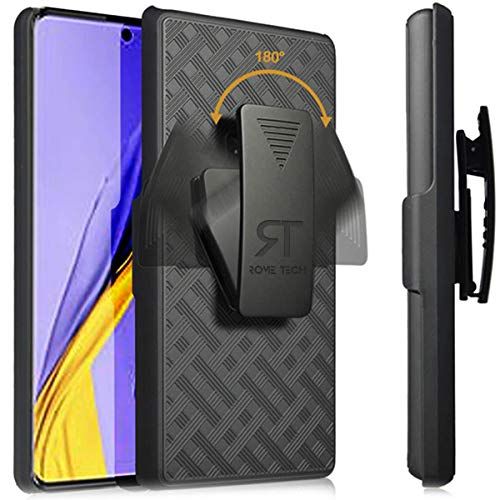 Samsung Galaxy A51 Case with Belt Clip Holster and Kickstand Black Cover for Ultimate Protection and Convenience
