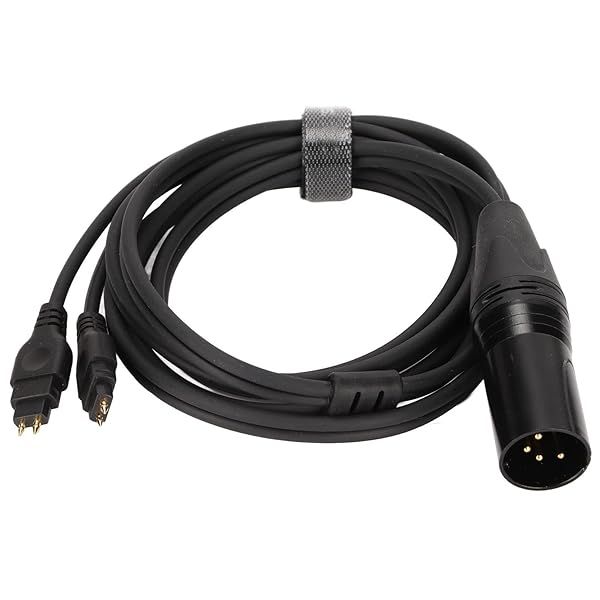 HiFi 4 Pin XLR Balanced Male Cable for HD650 HD600 HD580 HD660S HD58X HD565 HD545 HD535 HD6XX Headphone Audio Upgrade
