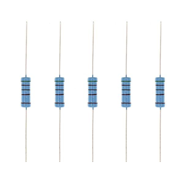 HUABAN 20PCS 3 Watts 3W 5K1 Ohm 1 Percent Metal Film Resistor High Precision Components