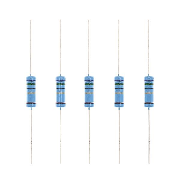 HUABAN 20PCS 3 Watts 75 Ohm 1 Percent Metal Film Resistor for Reliable Performance