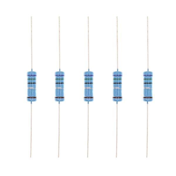 HUABAN 20PCS 3 Watts 7R5 7.5 Ohm 1 Percent Metal Film Resistor for Reliable Performance