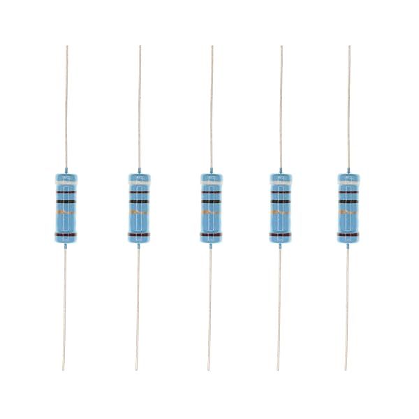 HUABAN 20PCS 3 Watts 3W 91R 91 Ohm 1 Percent Metal Film Resistor for Reliable Circuit Performance