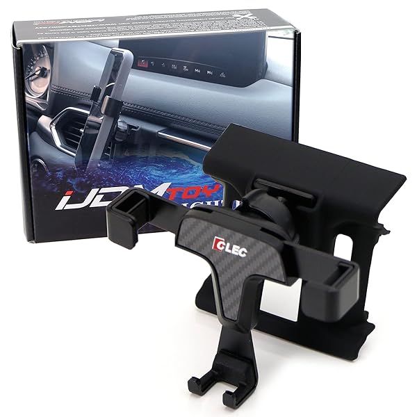 iJDMTOY Smartphone Gravity Holder Exact Fit Clip-On Dash Mount for 2018 Mazda CX-5 No Air Vent Blockage