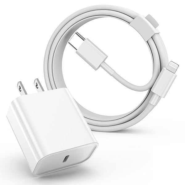 iPhone 14 Charger,Fast Charger iPhone [MFi Certified]Type C Charger USB C to Lightning Cable 20W Fast Charging Adapter Block for iPhone 14 14 Pro
