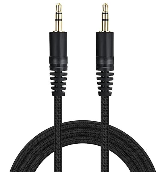 12FT 3.5mm TRS Camera Microphone Cable Compatible with Canon Nikon Sony Rode VideoMicro Wireless GO II DJI Mic and More