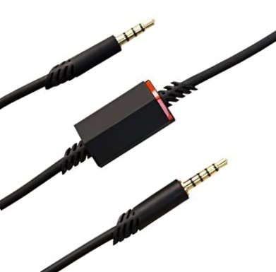 Ienza 2.0M A40 Cord Replacement Inline Mute Console Cable for Astro A40 A40 TR Gaming Headset