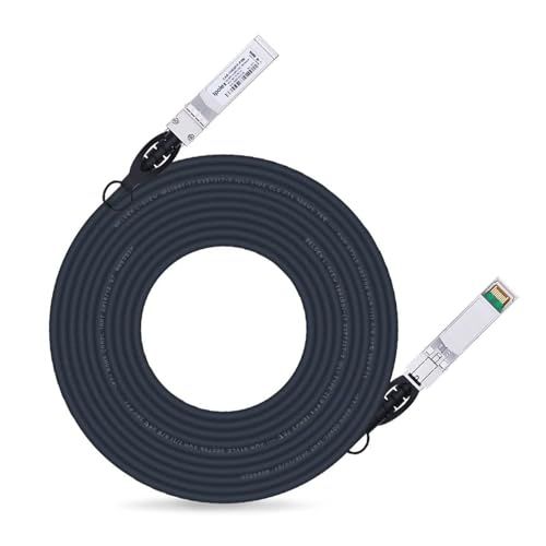 iPolex 10G SFP+ Twinax Cable 7m Direct Attach Copper DAC Passive for Cisco Meraki Ubiquiti Mikrotik Intel Fortinet Netgear D-Link TP-Link