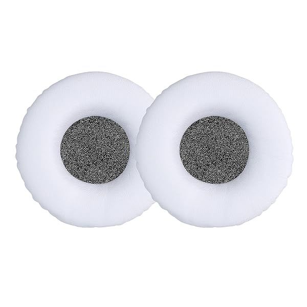 KWMobile Ear Pads for Sennheiser HD25/HD25-1 II/HD250BT - 2X White Replacement Earpads