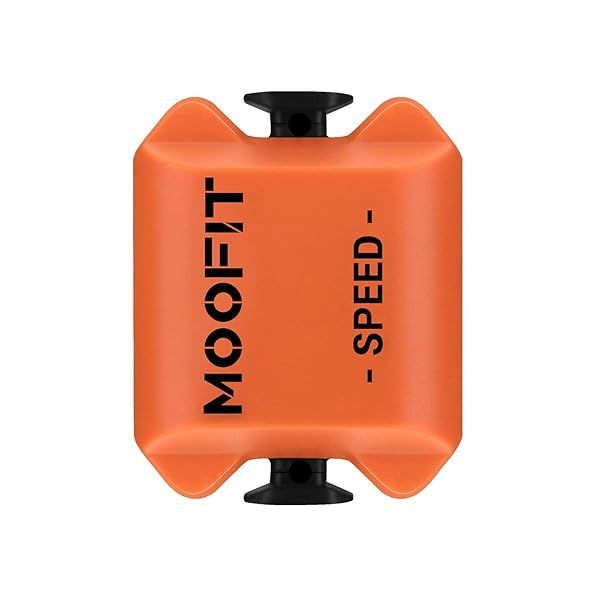 Moofit Bike Speed Sensor Bluetooth ANT Wireless RPM Cadence Sensor for Wahoo Coosporide Rouvy Peloton IP67 Waterproof Orange