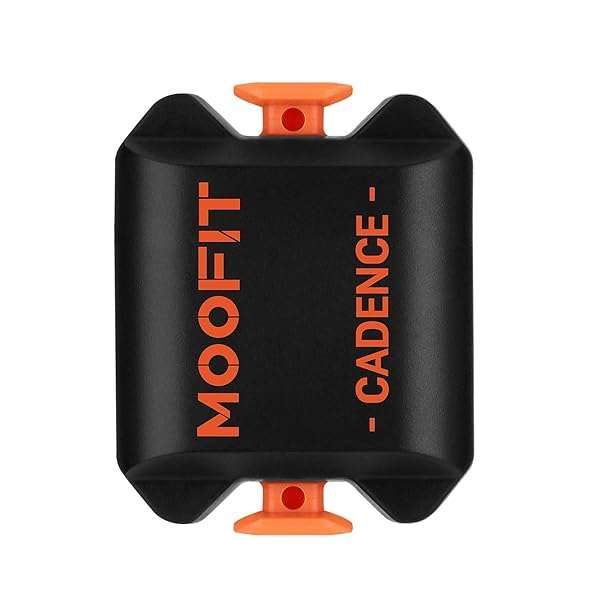 Moofit Bluetooth Cadence Sensor - Waterproof RPM Tracker for Spin Bikes & Cycling Apps