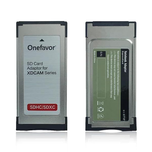 Onefavor SXS Card Adapter for Sony XDCAM: Convert SD/SDHC/SDXC to SXS Memory Card for EX1R & EX280