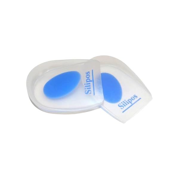 Silipos Wonder-Spur Soft Silicone Heel Cup Extra Large Fits M Shoe Size 8-10 W Shoe Size 10-11 for Comfort and Support