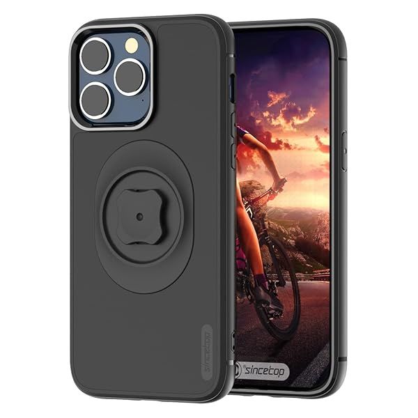sincetop Shockproof Case with Quick Mount Adapter for iPhone 14 ProMax(6.7