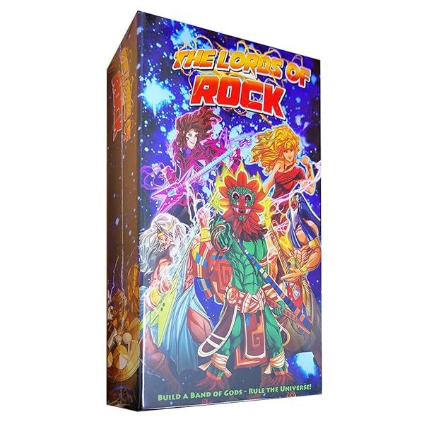 Solarflare Games Lords of Rock Board Game Fun Strategy Game for Family and Friends Perfect for Game Night