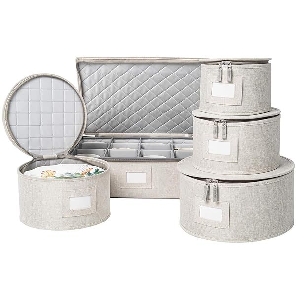Top StorageLAB China Containers: Organize Wine, Dishes & More with Hard Shell Cases & Felt Dividers