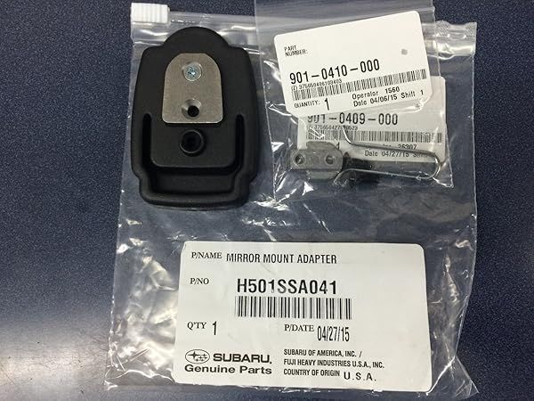 Subaru Homelink Auto Dimming Mirror Mount Plate Adapter for 2008 to 2017 BRZ Impreza Forester Genuine OEM H501SSA041