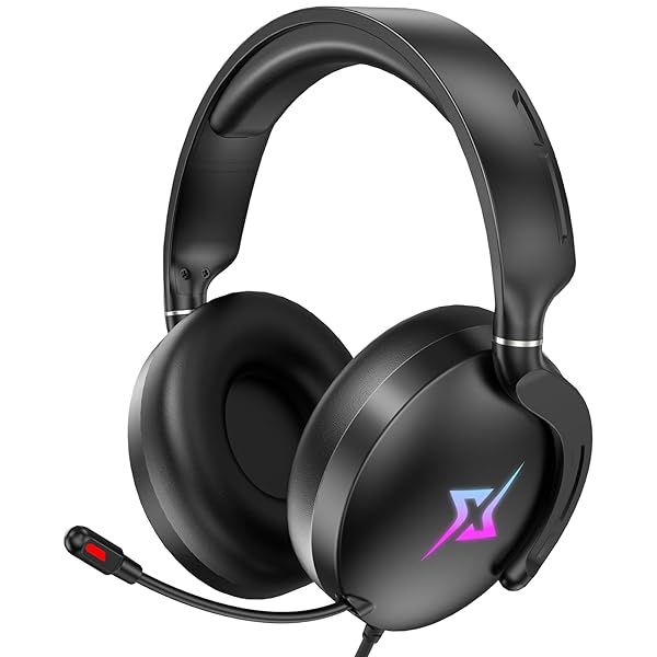 targeal Gaming Headset with Microphone for PC, PS4, PS5, Switch, Xbox One, Xbox Series X|S - 3.5mm Jack Gamer Headphone with Noise Canceling Mic-908