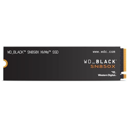 WD_BLACK 4TB SN850X NVMe Internal Gaming SSD Gen4 PCIe M.2 2280 Up to 7300 MB/s High Speed Solid State Drive