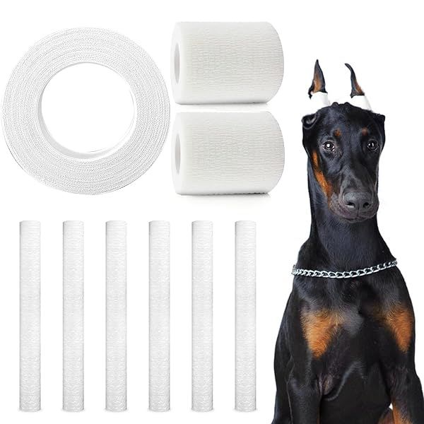 Ziyue Doberman Ear Posting Kit for Dog Ear Cropping and Care Tape for Doberman Pinscher Dogs
