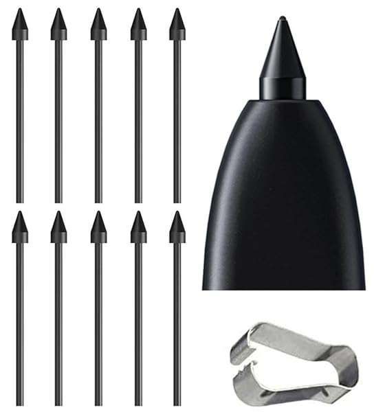 10 PCS Galaxy Tab S9 S Pen Replacement Tips - Compatible with S9 Ultra, S9 Plus, S9 FE - Soft Nibs & Tools Included