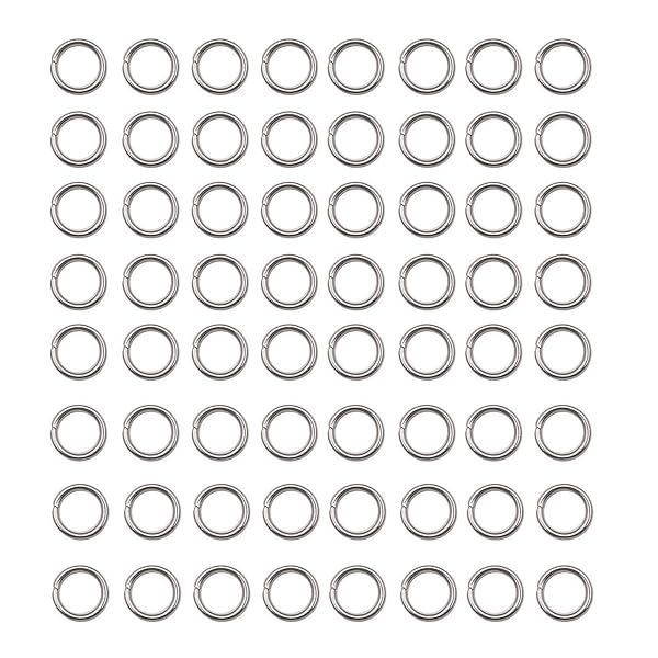 1000 Pcs Stainless Steel Split Rings Jump Rings for Jewelry Making Necklaces Bracelets Earrings Keychains DIY Craft 12603 6mm
