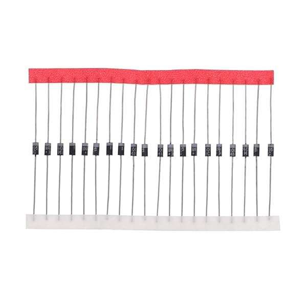 100PCS 1N4005 Rectifier Diodes - 1A 600V DO-41 Axial - High Quality & Reliable Performance
